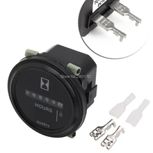 DC 10~80 V High Accuracy Boat Car Truck Engine Round Hour Meter Gauge -B119