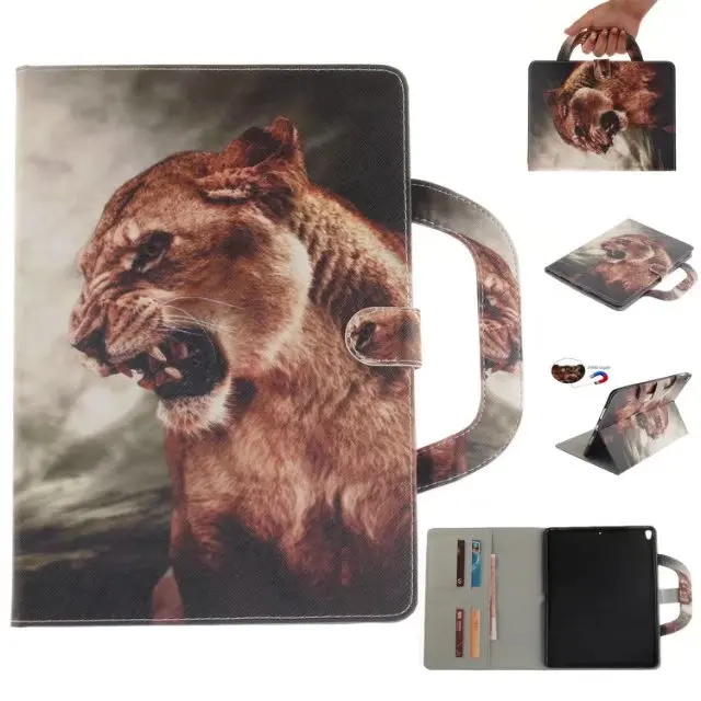 Cover Case For Mini4 Fashion Cartoon Pattern Flip Covers Funda Tablet Soft TPU Silicone iPad Mini 4 Leather Stand Shell+pen | Компьютеры и