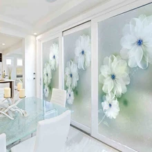Мультфильм детская комната цвет самоклеющиеся матовая стеклянная фольга ванная комната Гостиная раздвижные двери декоративные наклейки-03