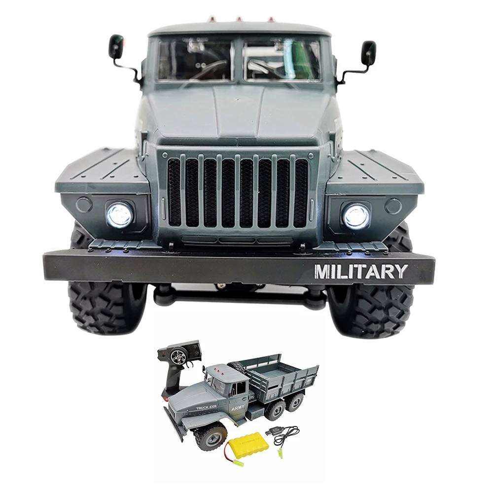 112 RC Truck VS WPL B 16, Simulation Full size 6 Wheel Drive Soviet