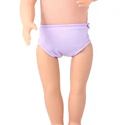 43 см детская кукла одежда и аксессуары 3 вида стилей чистые фиолетовые трусы универсальные 17 дюймов кукольная одежда детский лучший подарок