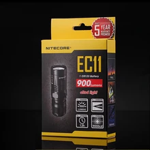 Топ продаж NITECORE 900 LMs EC11 XM-L2 U2 светодиодный фонарик водонепроницаемый Torchin походный портативный велосипедный Кемпинг без батареи 18350