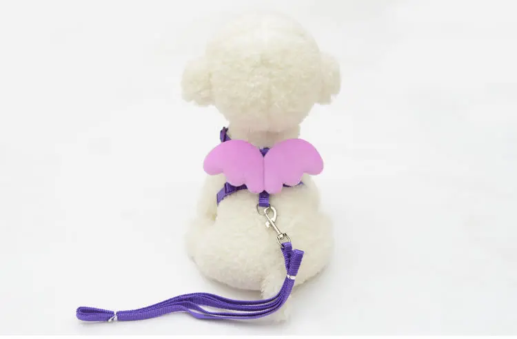 New Cherub Pet Wing Dog Harness Vest Chest Strap Pet Leash Rope