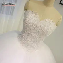 Пышное Бальное Платье с жемчугом, свадебное платье с милым вырезом, новинка года, свадебное платье es