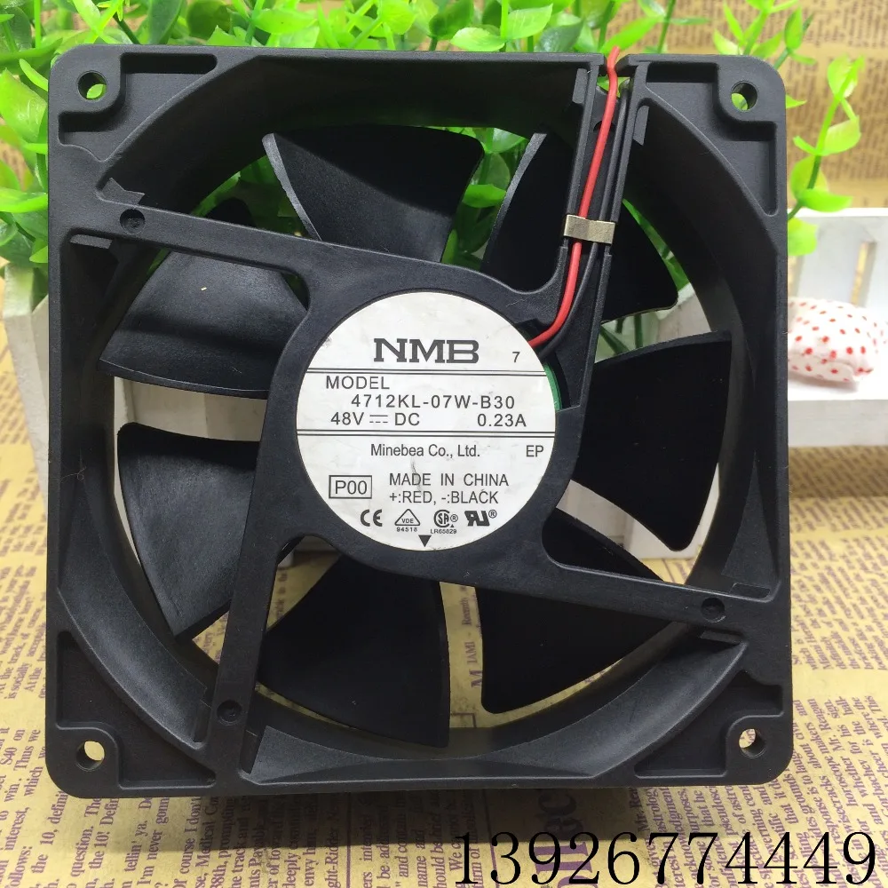 NMB MAT 4712KL 07W B30 DC 48В 0.23A 120x120x32 мм 2 проводной Вентилятор охлаждения