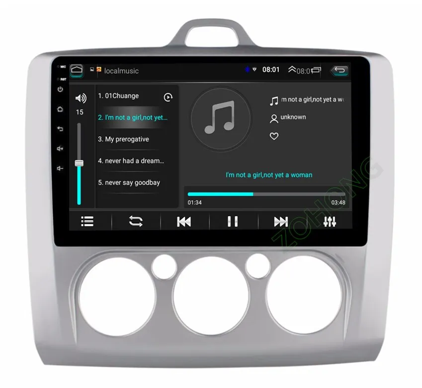 Sale 2.5D Android 9.0 car dvd Multimedia player GPS for for Ford Focus 2 2004 2005 2006 2007 2008 2009 2010 2011 navigation Radio BT 25