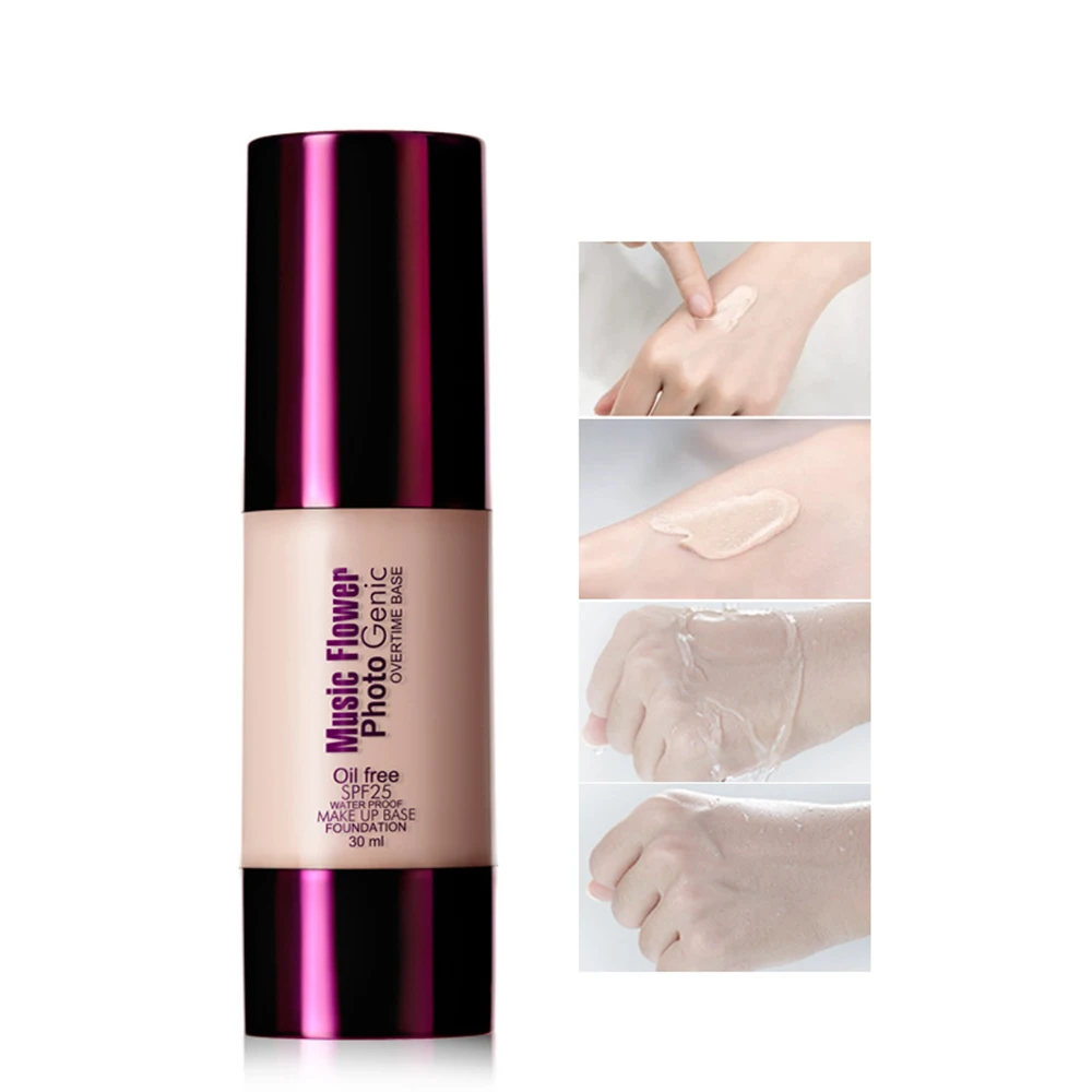 

Brand 30ml Waterproof Soft Matte Makeup Liquid Concealer Foundation Oil Control Long Wear Foundation Cream Women Cosmetics TSLM2