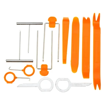 

12pcs/set Automobile Plastic Car Radio Removal Tool Radio Audio Removal Installer Pry Repair Rocker Kit Diagnostic Tools