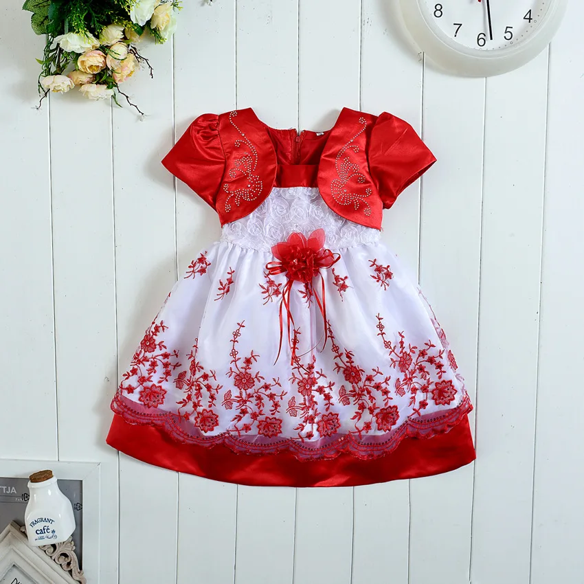 vestido vermelho 4 anos