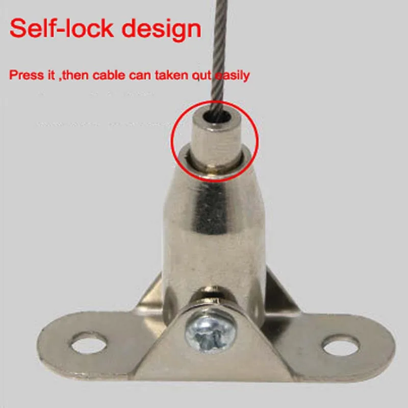 Us 21 2 Pack 10units Adjustable Cable Suspension Fittings For Ceiling Hanging Cable System Ylpdh 009 In Clamps From Home Improvement On Aliexpress
