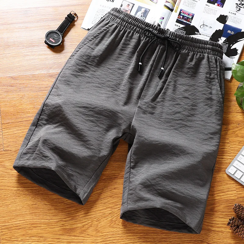 Летние хлопковые шорты мужские модные брендовые дышащие повседневные шорты удобные пляжные шорты Большие размеры крутые шорты Masculino