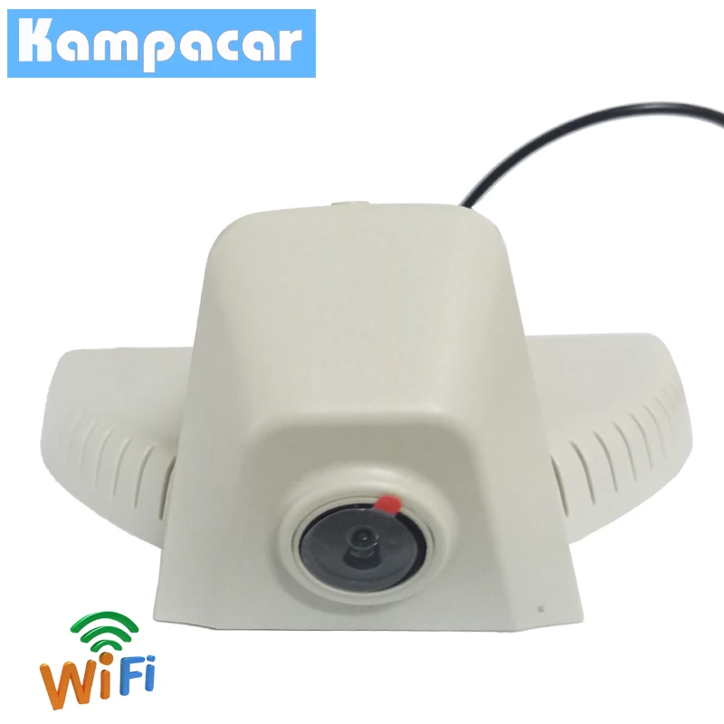 Kampacar Автомобильный регистратор HD Wifi DVR Dash камеры для Skoda Superb Kodiaq Топ настроенный два объектива видеорегистратор авто видеорегистраторы