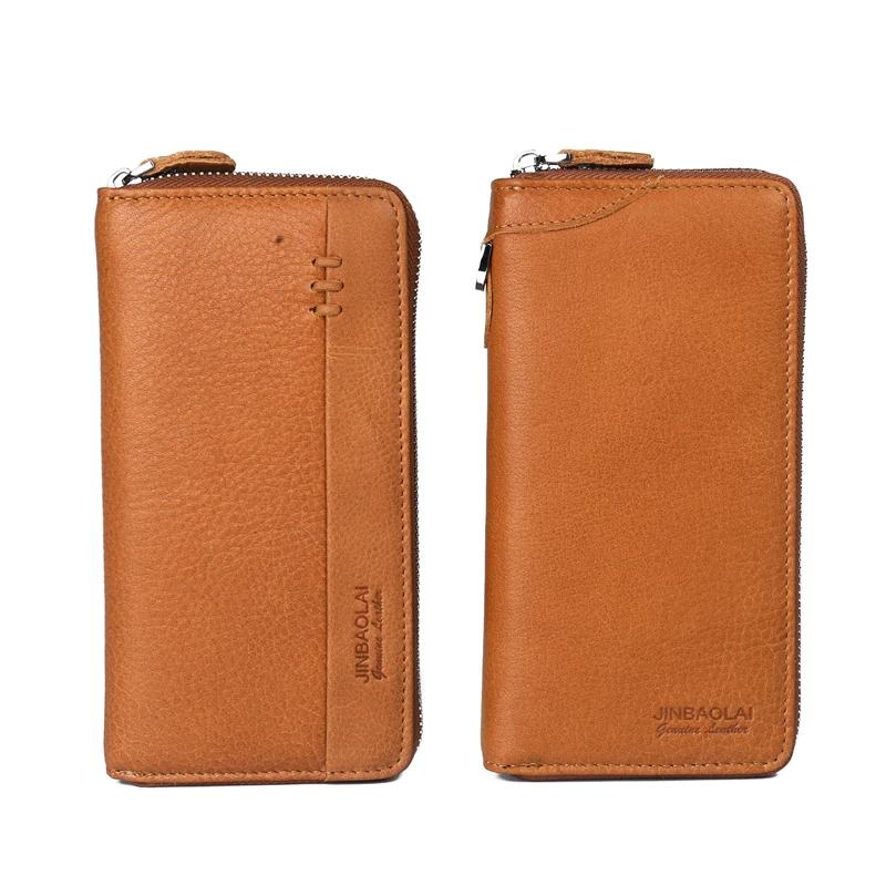 

Top Quality Men Wallets Long Large Capacity Male Wallet Cell Phone Pocket Wallets Card Holder Clutch Male Zipper Coin Pocket