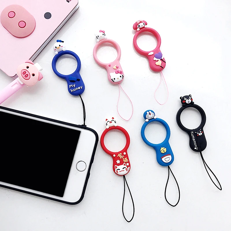 

Ring Strap Phone Lanyard For iPhone XR X XS MAX 8 7 6 6s Plus Straps Acollador For Huawei P30 P20 Mate 20 Pro Lite Accessories