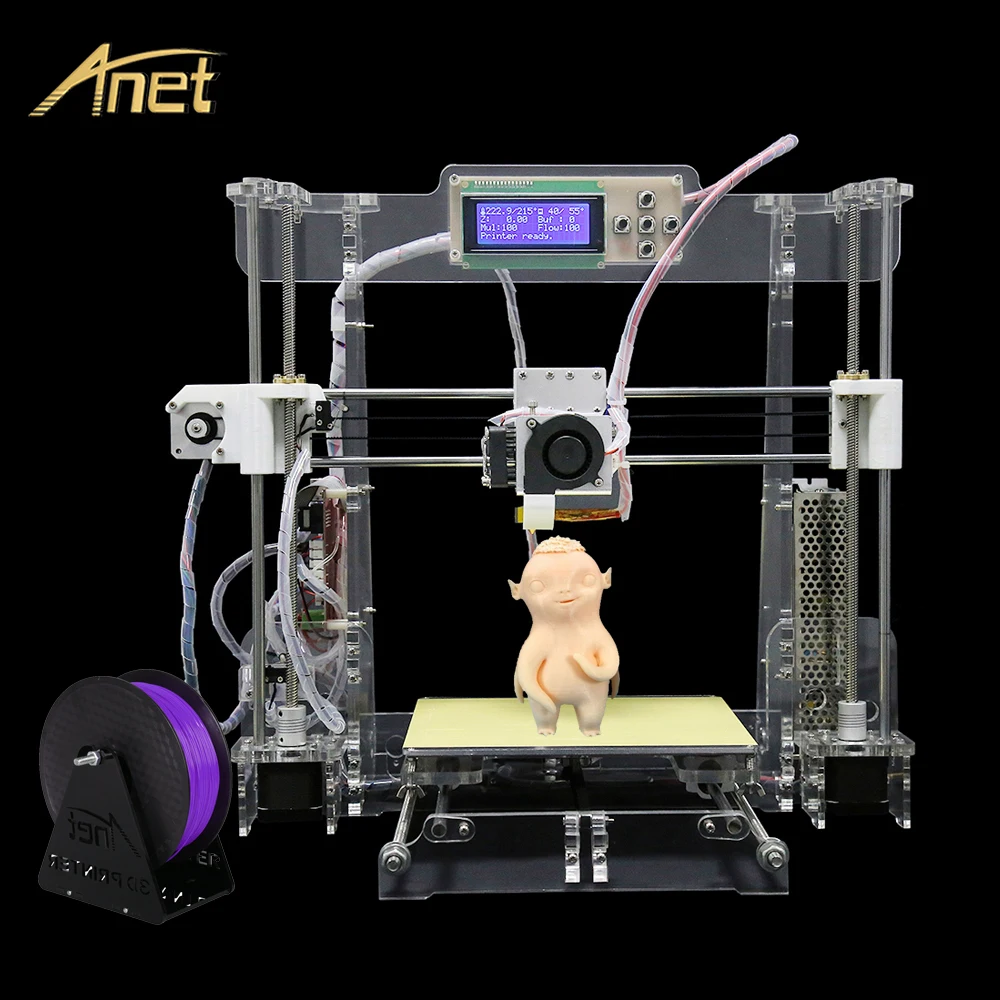 Anet A8 Precision Reprap Prusa i3 3d-printer diy Large Printing Size ... - Anet A8 Precision Reprap Prusa I3 3D Printer Diy Large Printing Size DIY 3D Printer Kit