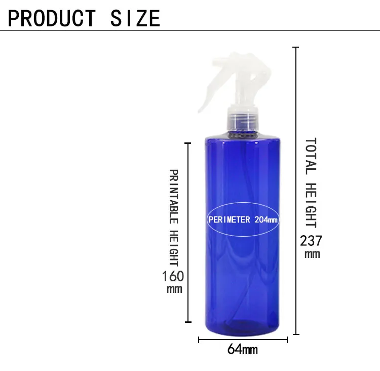 High-end hot-selling low-cost 1 pcs Free Shipping spray bottle 500ml PET mouse shape spray bottle for personal care spray bottle