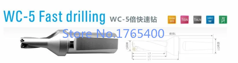 Новый 1 шт. WC SD18-5D-C25-90L U дрель для WCMX030208 подставки бурения Сменное сверло для дрели инструмент