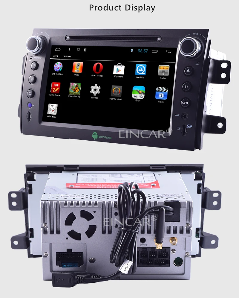 Sale Android 4.4 Car DVD Stereo GPS 8" OBD2 PC APP 1080P Audio Video Touch Screen Capacitive Radio Sub 4Core Autoradio For Suzuki SX4 6 Sale Android 4.4 Car DVD Stereo GPS 8" OBD2 PC APP 1080P Audio Video Touch Screen Capacitive Radio Sub 4Core Autoradio For Suzuki SX4 6