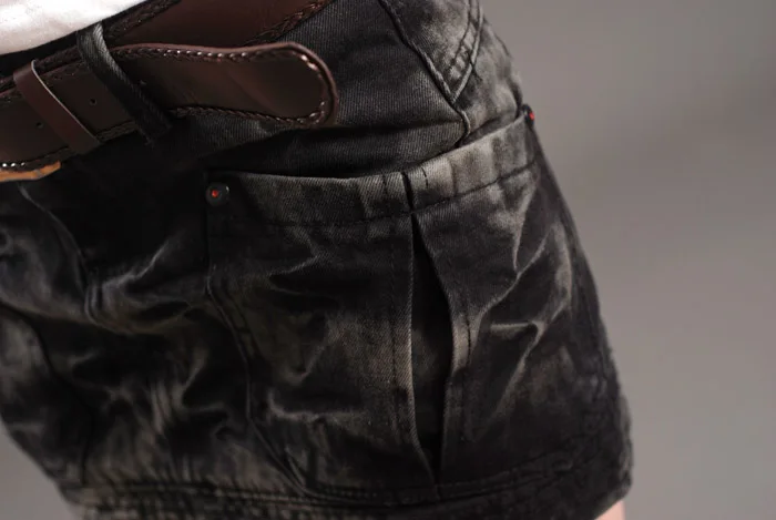 midi skirt Free Shipping 2022 New Fashion Autumn Summer Women Clothing Girls Denim Washed Black Jeans Skirt Above Knee Straight Mini Skirt black pencil skirt