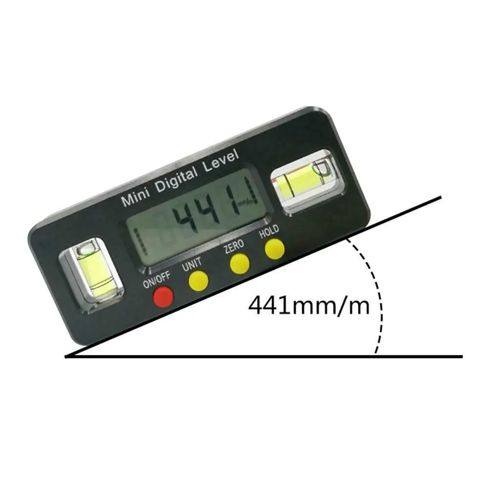  Adeeing quality 100mm Digital Angle Finder Inclinometer Electronic Level Box with Magnetics Angle M