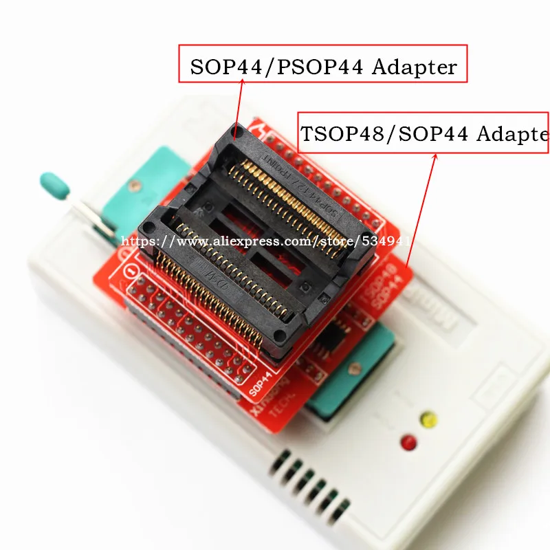 Бесплатная доставка переходник SOP44 в DIP40 для minipro TL886CS TL866A XGecu TL866II PLUS usb eeprom