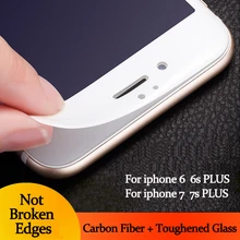 1 шт. 3D Изогнутый Край Полное Покрытие Из Закаленного Стекла для Iphone 6 s 6 S Плюс Премиум Протектор Экрана Закаленное Стекло Защитная фильм