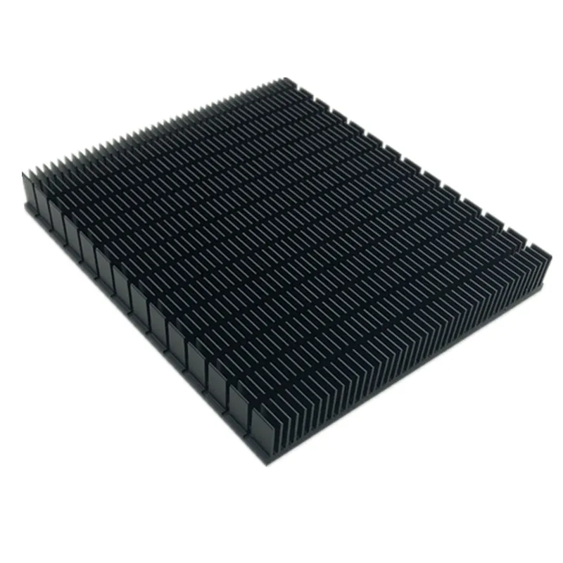 Tanie Rowek Radiator aluminiowy do zasilania dużej mocy LED IC Chip Cooler Radiator Radiator 150*130*17MM powrót radiator Radiator profil