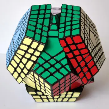 

2019 New Arrivals ShengShou 7x7x7 Five Corners Brain Teaser Magic Cube Speed Cube Twisty Puzzle Toy - Black