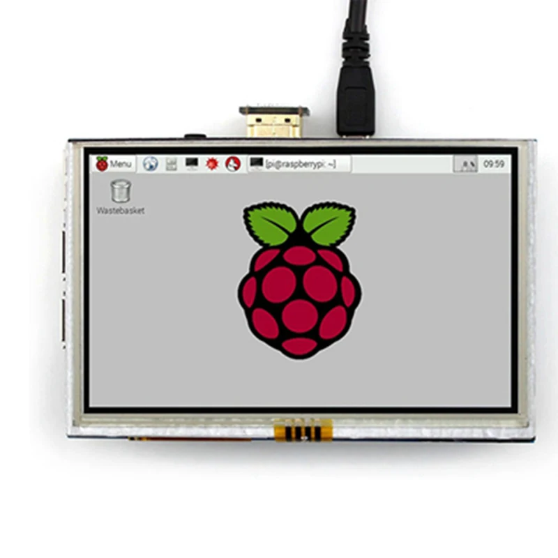 Новый 7-дюймовый емкостный 5-точечный сенсорный экран 800x480 Tft ЖК-Дисплей Hdmi модуль