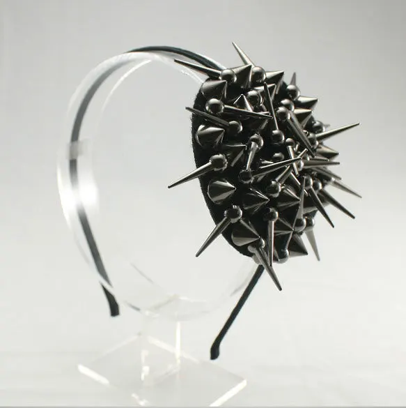 

Free shipping unique spike fascinator hairband # HHW14005