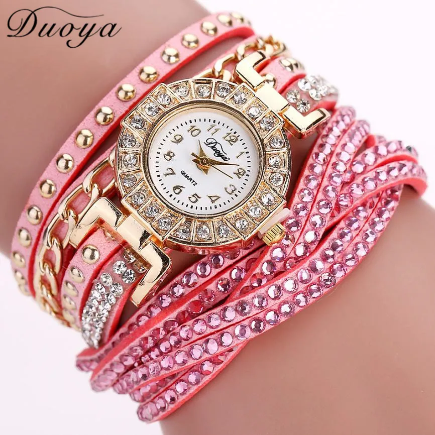 Aliexpress.com : Buy Duoya Watches Women Luxury Brand Crystal Clock ...