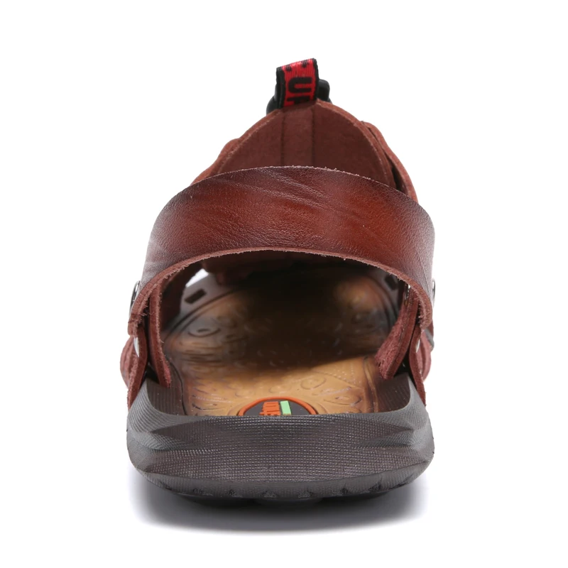 Классические мужские летние сандалии Zapatillas повседневная кожаная обувь пляжные
