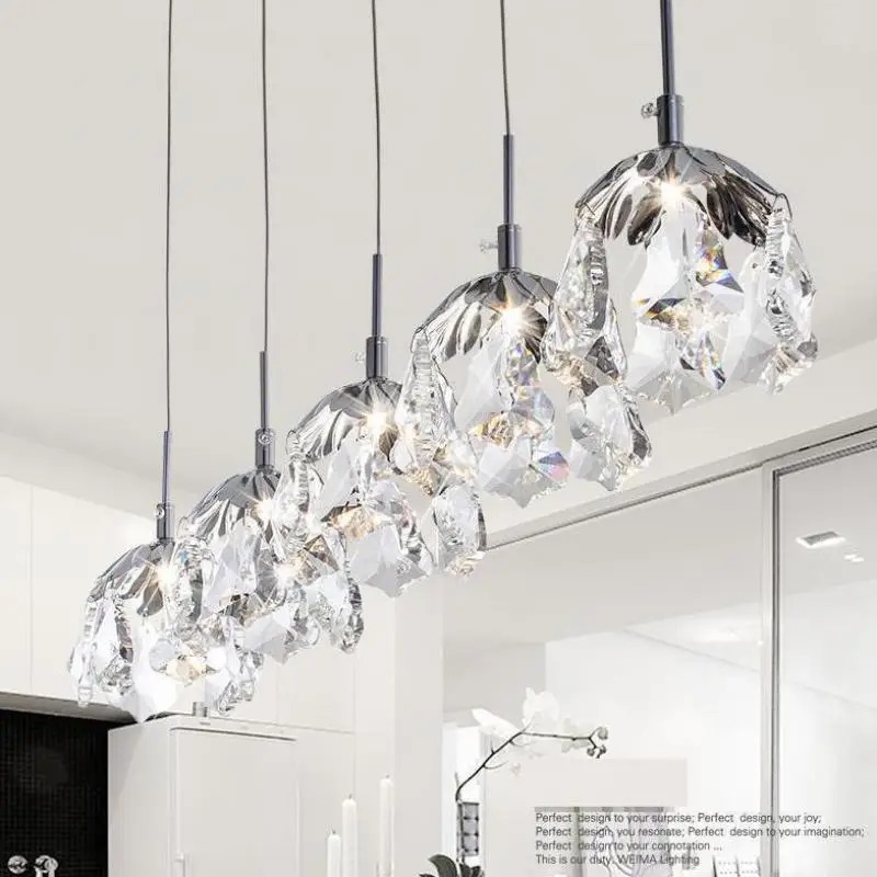 

Fashion Crystal Chandeliers Led Light Ac110v-120v Novelty Lamp For Indoor Gold Crystal Chandelier Industrial Lighting