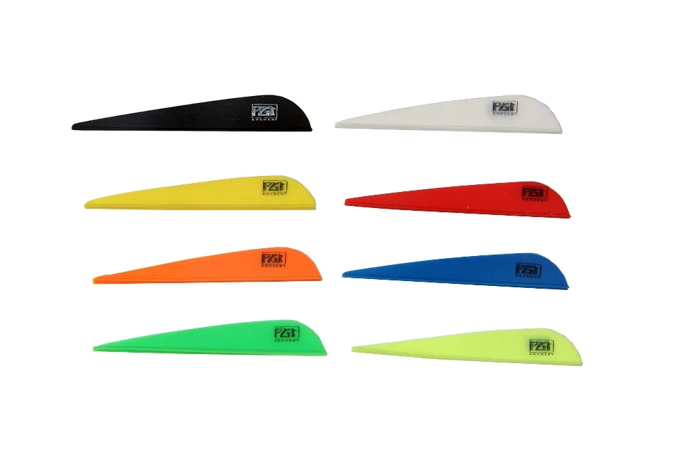 

PG1ARCHERY 100Pcs Archery Vanes Archery Arrow Feather Vanes 3-In DIY Arrow Fletching For Arrow