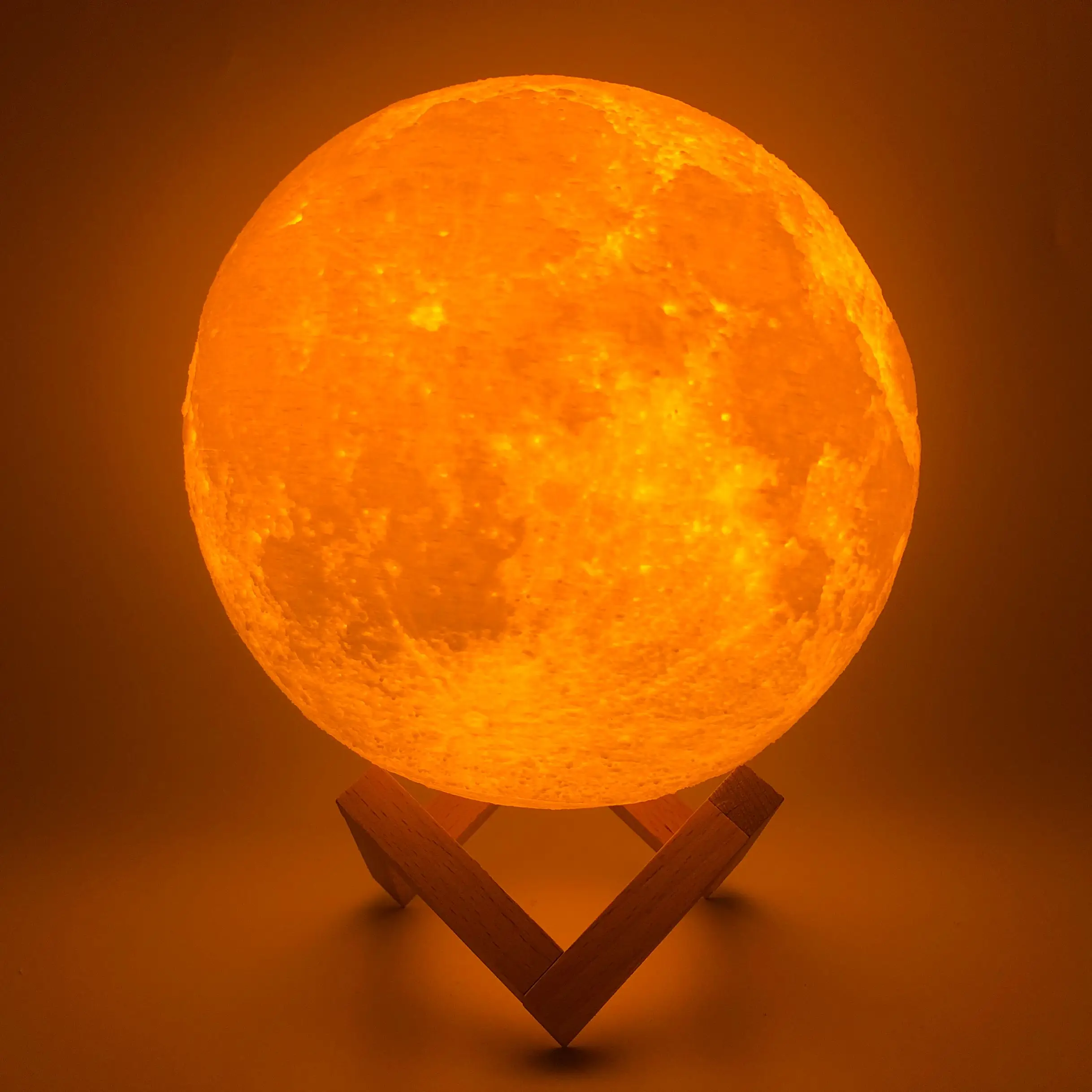 

Direct Shipping 3D Printing Moon Lamps 2 Colors LED Night Light for Home Decoration for Christmas