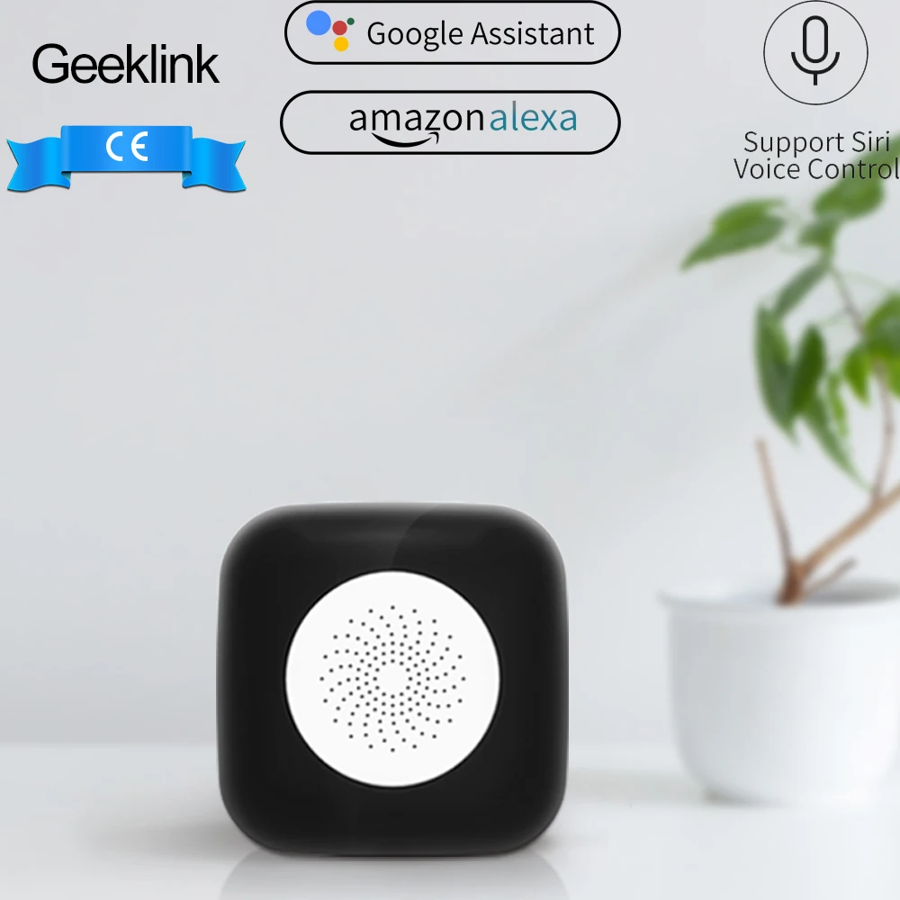 

Geeklink Mini Host WIFI+ IR+RF Siri Voice Remote Control Work with Amazon Alexa Google Home Android iOS Smart Home Automation