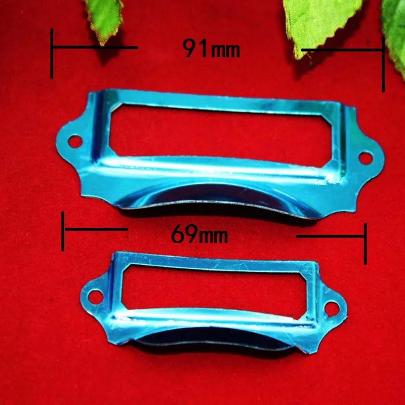 Stainless Steel Metal Kitchen Drawer Cabinet Door Handle Furniture Knobs Cupboard Modern Shell Pull Handles Card Holder 4Pcs |