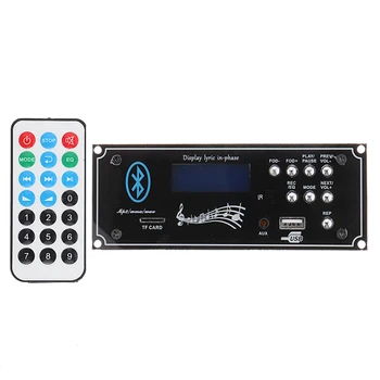 

LEORY DC 12V MP3 Decoder Board bluetooth Car Audio Decoding Module DIY with USB Aux for Amplifiers Board Home Theater