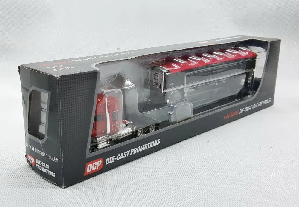 Модель из сплава 1:64 DCP DC Red Kenworth T680 52 дюйма средний кровельный фотоэлемент литая