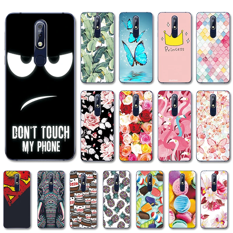 

For Nokia 7 Plus Various Painted Cute Phone Case Soft Capa Fundas For Nokia7 Plus 6.0" Back Cover Shell Coque For Nokia 7Plus