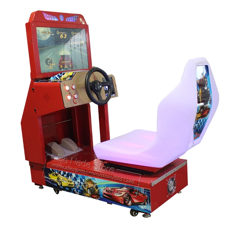 

China Factory Sell Indoor Amusement Device Arcade Simulator Games Outrun Coin Operated Drive Car Racing Game Machine For Kids