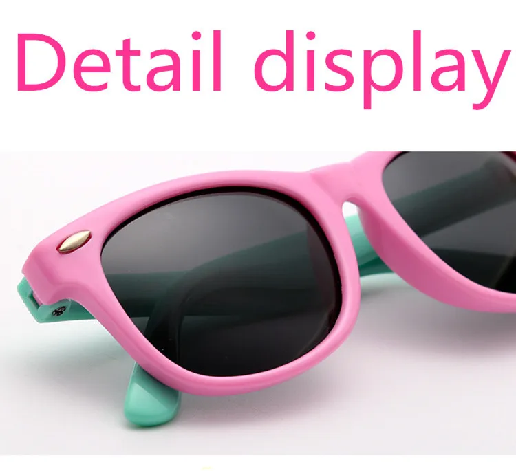 ASUOP 2019 new silicone polarized children's sunglasses UV400 square men and women kids glasses brand designer soft sunglasses (3)
