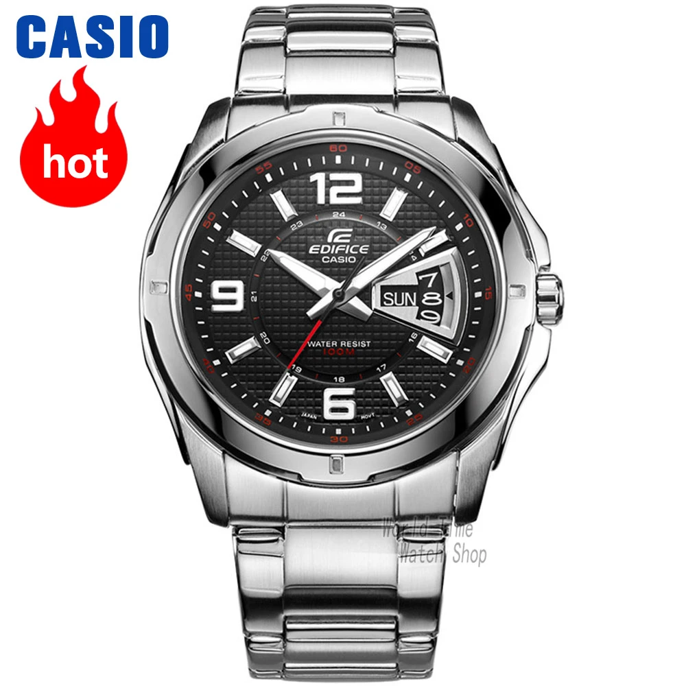 Casio Watch カシオ腕時計メンズクォーツアナログスポーツ時計メンズ腕時計トップブランドの高級 100 メートル防水ステンレス鋼ミリタリー腕時計 Relogio Masculino Ef 129 Relojes Watch Business Watch Casiowatch Casio Watches Aliexpress