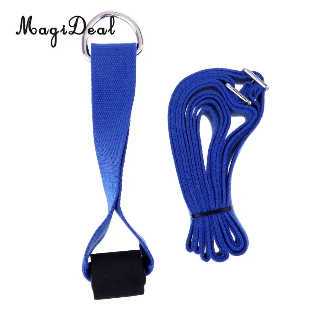 MagiDeal Adjust Yoga Ballet Dance Leg Stretcher Door Band Foot Fitness Belt Easy Install Door Flexibility Stretching Leg Strap