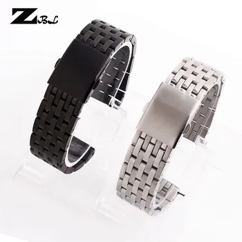 

Stainless steel Watchband for diesel watch band Double click buckle width 24mm 26mm 28mm 30mm Bracelet metal wristwatches band