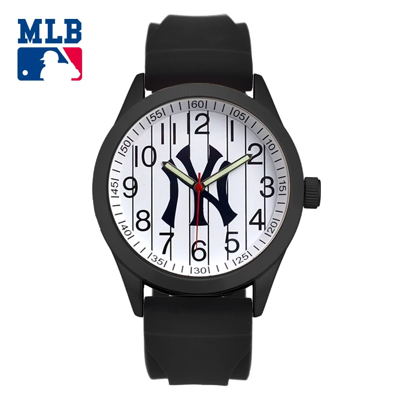 

MLB time square fashion sport lover' watch big face waterproof wristwatch silicone band quartz for men and women watches SD014