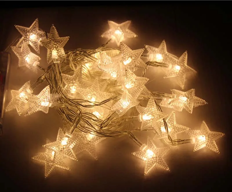 10m 100 Pearl Stars LED Light String Strip Fairy Lights For Christmas Wedding Xmas Party Home