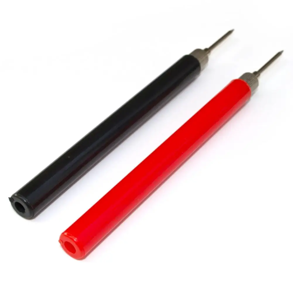 1 Pair 120mm Spring Test Probe Tips Insulated Test Hook Wire Connector For Multimeter Stainless Steel Needle Leads Pin
