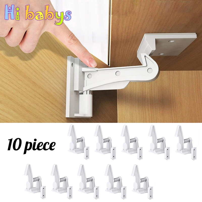 1x Baby Drawer Lock Kid Security Protect Cabinet Toddler Child Safety Lock J&S 