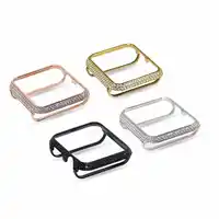 For Apple Watch Series 4 Luxury Watch Band With Case Strap Crystal Diamond Watch Cover For Apple Watch Series 1 2 3 Bracelet